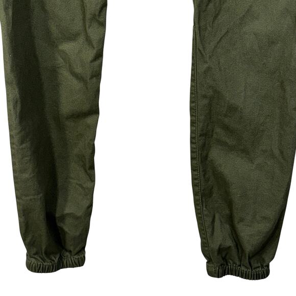 PacSun Small Mens Joggers Pants Pockets Drawstring Cuffed Pull-On Olive Green - Picture 6 of 11